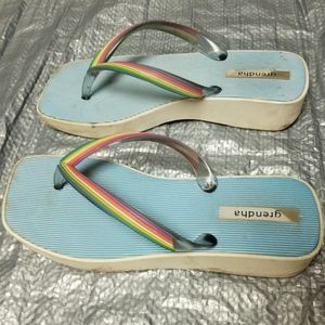 👙Grendha vintage Y2K rainbow sandals